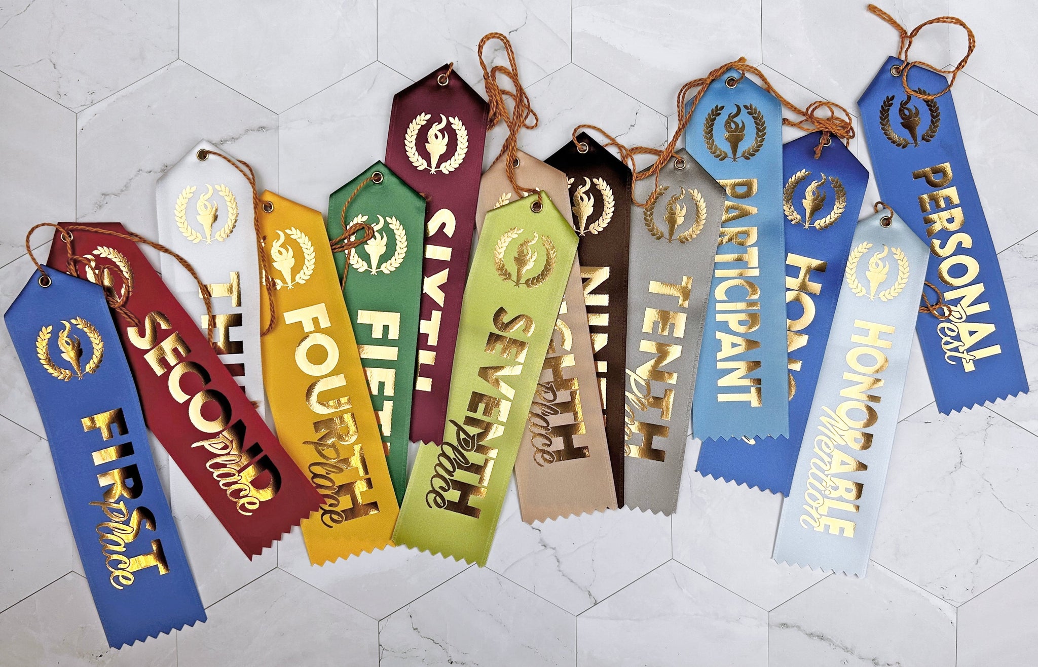 Celebrating Success with Our New Stock Award Ribbons