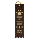 1-5/8" x 6" Custom Square Top Award Ribbon