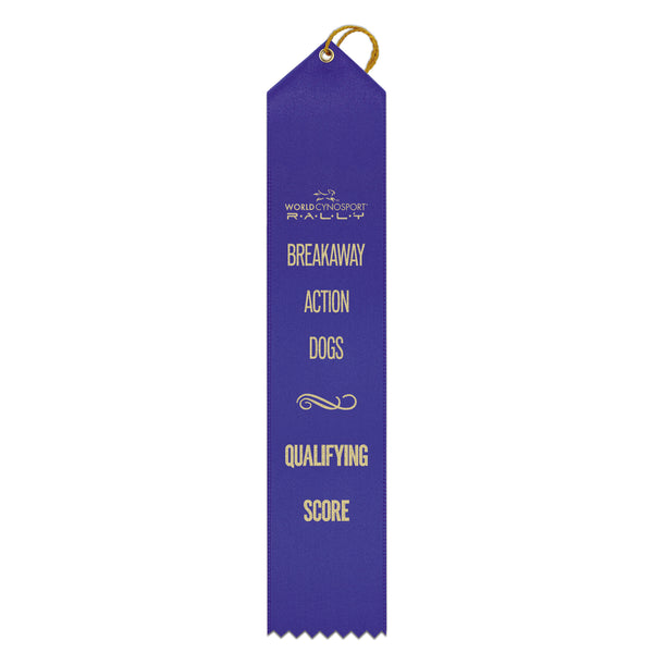 2" x 10" Custom Point Top Award Ribbon