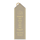 2-1/2" x 8" Custom Point Top Award Ribbon With Border