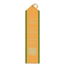 2-1/2" x 10" Custom Point Top Award Ribbon With Border