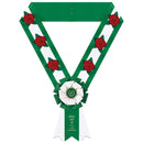 Custom Easton Award Sash With Roses, 6-1/2" Top