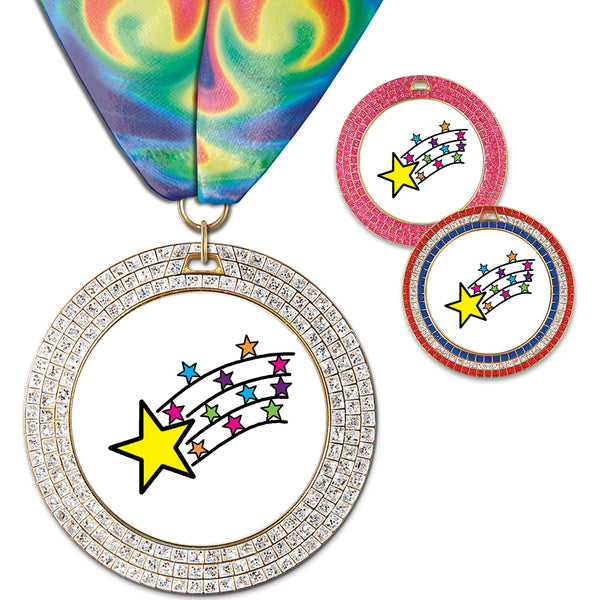 2-3/4” Custom GGM Award Medal With Millennium Neck Ribbon
