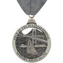 HH 3" Custom Award Medal With Custom Millennium Neck Ribbon.