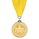 2" Custom BL Award Medal With Grosgrain Neck Ribbon
