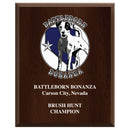 8" x 10" Custom Cherry Plaque With Full Color Imprint