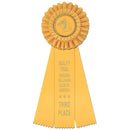 Luxury 3 Rosette Award Ribbon 4-1/2" Top