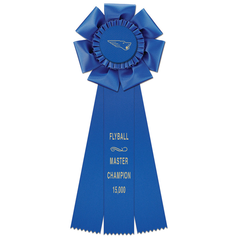 Peerless 3 Rosette Award Ribbon, 5-1/2" Top