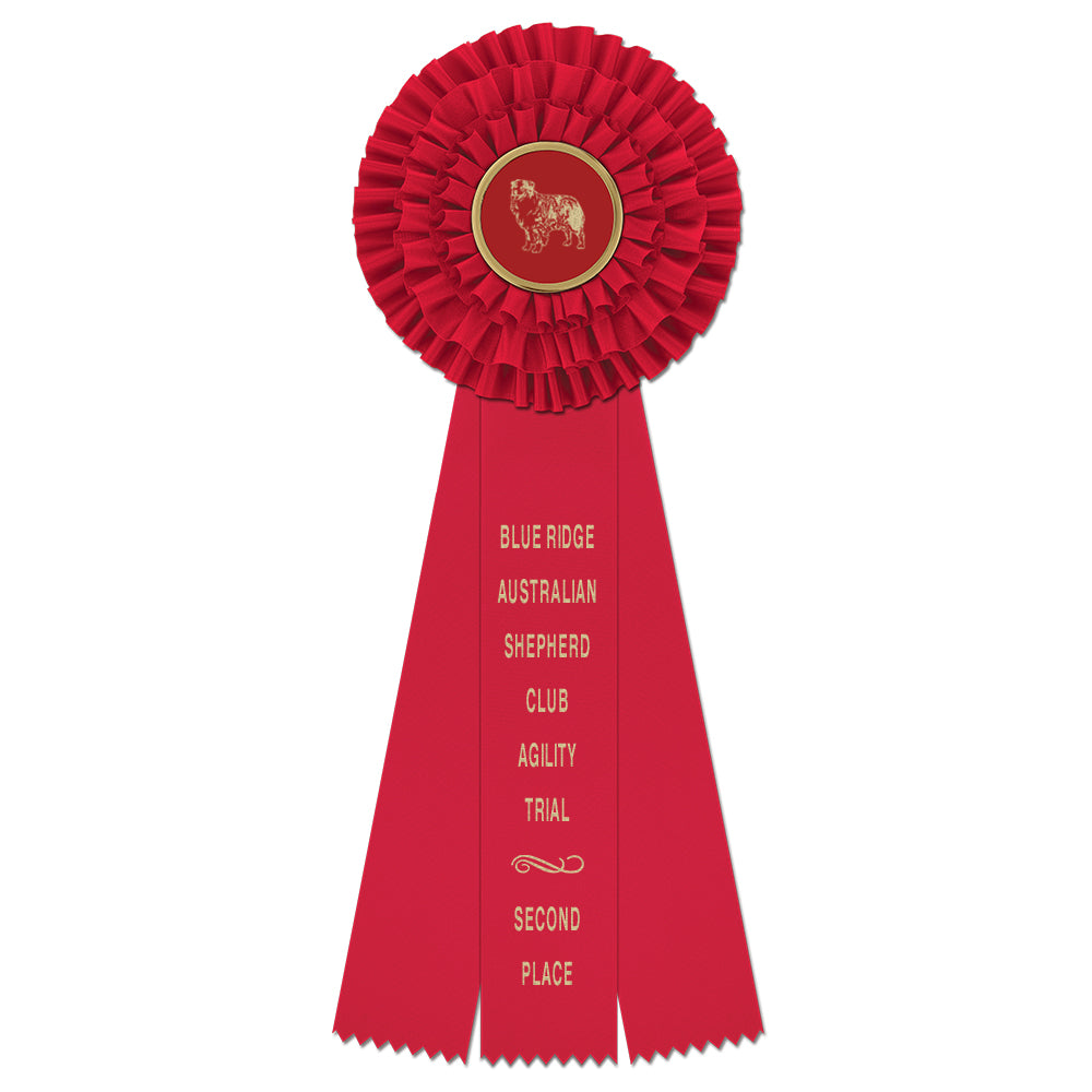 Regent 3 Rosette Award Ribbon, 5-1/2
