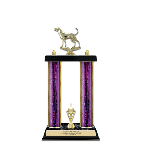 15" 2 Column Award Trophy With Trim