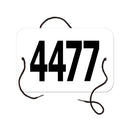 Large Rectangular Exhibitor Number With String 1501+