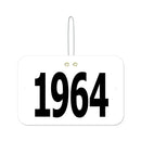Large Rectangular Exhibitor Number With Hook 1501+