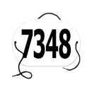 Large Oval Exhibitor Number With String 1501+