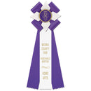 Dorset 3 Rosette Award Ribbon, 5" Top