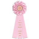 Bath 3 Rosette Award Ribbon, 6" Top