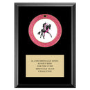 5" x 7" Custom GGM Medal Award Plaque - Black Finish