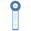 Master 1 Rosette Award Ribbon, 4" Top