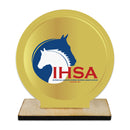5" Custom Shape Birchwood Award Trophy With Birchwood Base