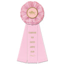 Carlisle 3 Rosette Award Ribbon, 4-1/2" Top