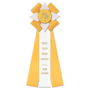 Dorset 3 Rosette Award Ribbon, 5" Top