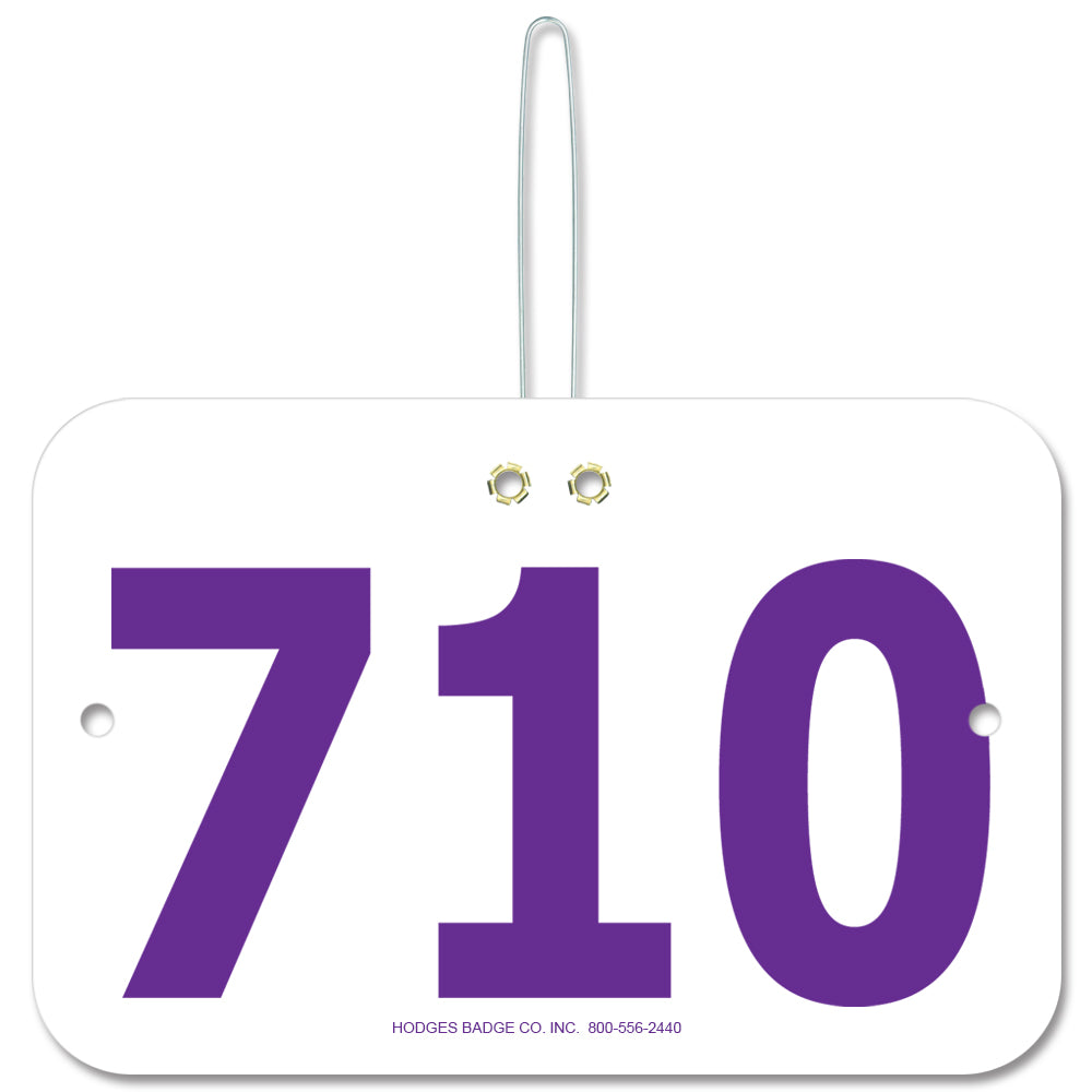 indurotec-large-rectangular-exhibitor-number-with-hook-hodges-badge