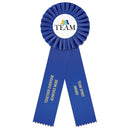 Newport 2 Rosette Award Ribbon, 4-1/2" Top