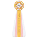 Newton 5 Rosette Award Ribbon, 7" Top