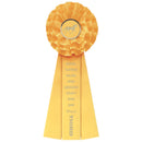 Rutland 3 Rosette Award Ribbon, 5" Top