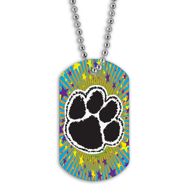 1-1/8" x 2" Full Color Stock Design Dog Tags With Print on Front Only