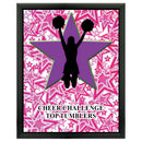 9" x 12" Custom Black Plaque With Full Color Imprint