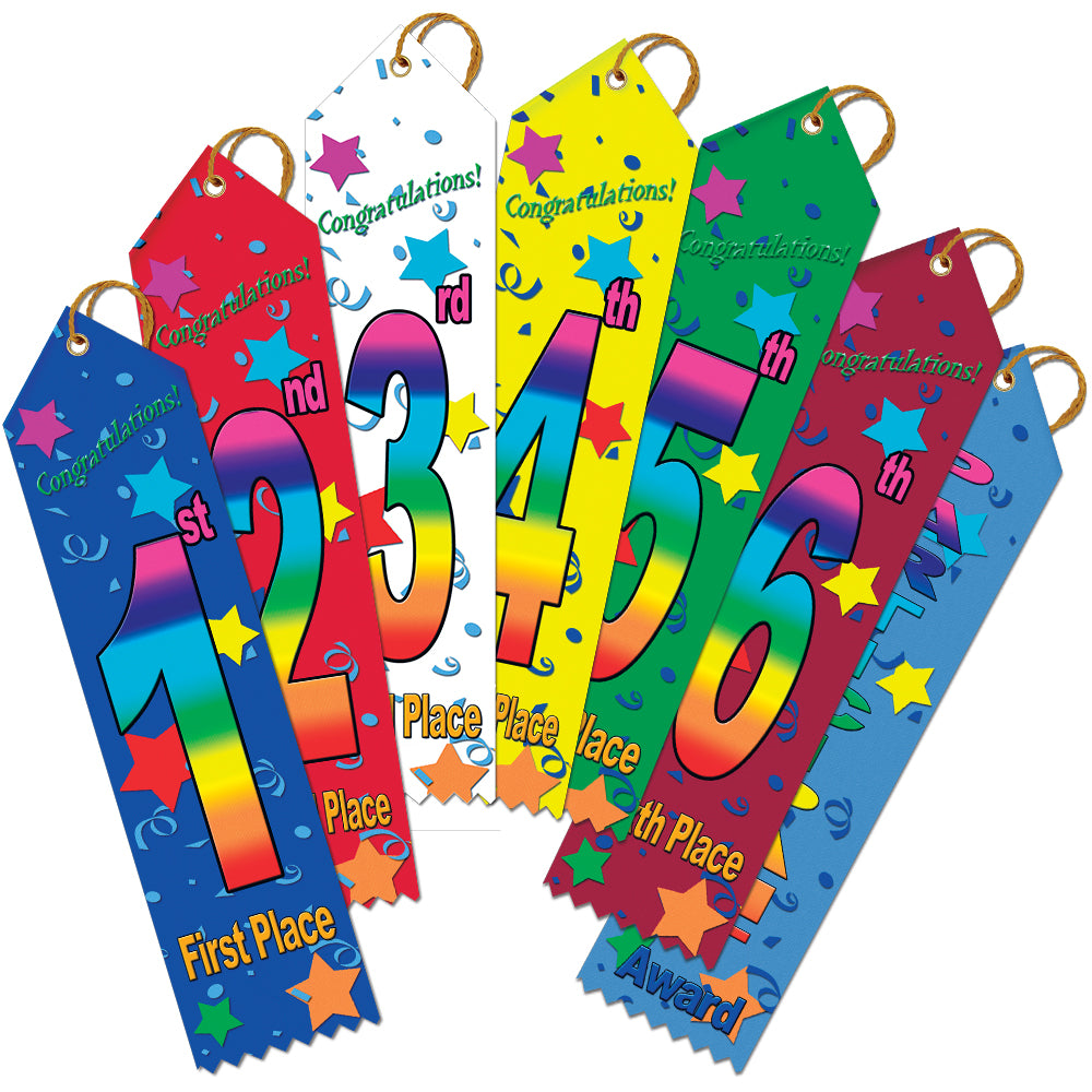 Colorful, Fun, Place Award Ribbon Award Ribbons Hodges Badge