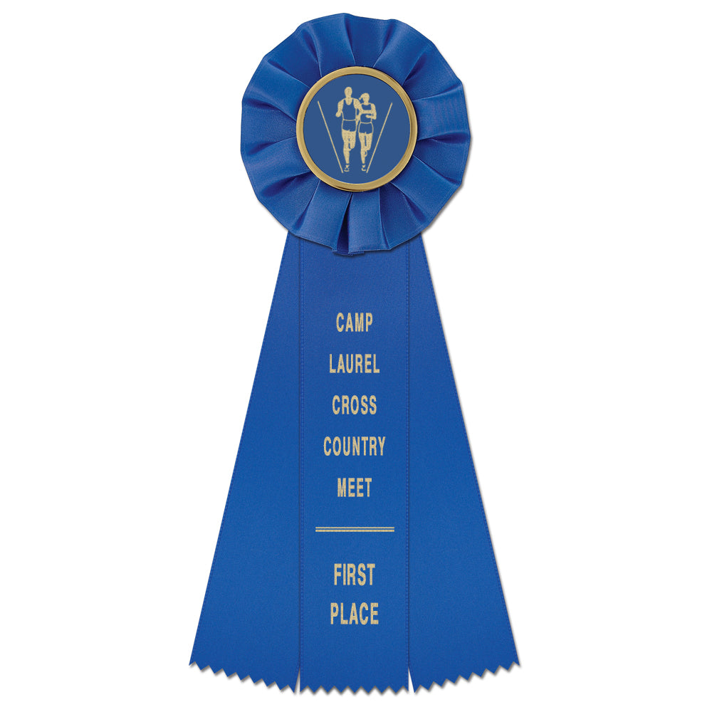 Empire 3 Rosette Award Ribbon, 4 Top