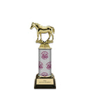 10" Custom Column Trophy with Black Base