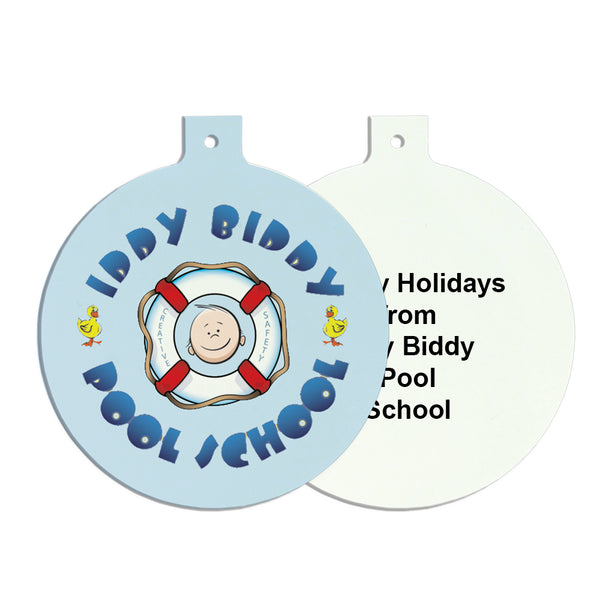 3" Full Color Custom Ornament With Double Sided Print