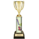 11" Custom Column Trophy with Black Base
