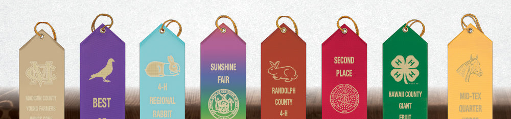 Fair, Festival & 4-H Point Top Ribbons