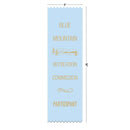 3" x 10" Custom Pinked Top Ribbon