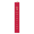 2-1/2" x 16" Custom Square Top Flag Pole Ribbon