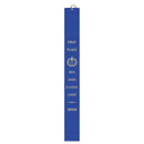 2-1/2" x 22" Custom Square Top Flag Pole Ribbon