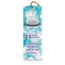 2" x 6" Custom Multicolor Square Top Award Ribbon