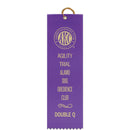 2-1/2" x 8" Custom Square Top Award Ribbon