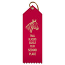 2" x 6" Custom Point Top Award Ribbon