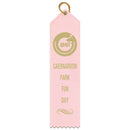 2" x 8" Custom Point Top Award Ribbon