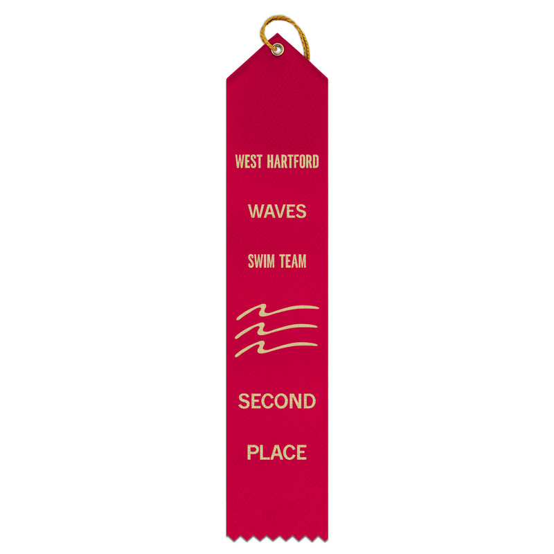 Top Notch Ribbon Point Top Award Ribbon | Award Ribbons | Hodges Badge Company