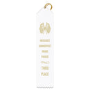 2" x 10" Custom Point Top Award Ribbon