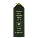 2-1/2" x 8" Custom Point Top Award Ribbon