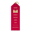 2-1/2" x 8" Custom Point Top Award Ribbon
