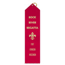 3" x 12" Custom Point Top Award Ribbon