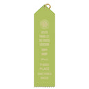 3" x 12" Custom Point Top Award Ribbon