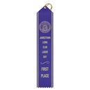 2" x 10" Custom Point Top Award Ribbon With Border